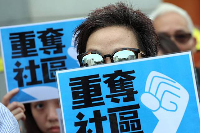 A Citizens United in Action rally in April. The group launched a voter registration campaign called “Reclaiming Communities”. Photo: Felix Wong