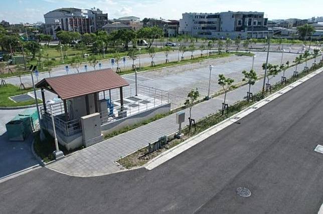 喜樹、灣裡重劃區滯洪池總滯洪量約1萬1800立方公尺。圖／台南市政府