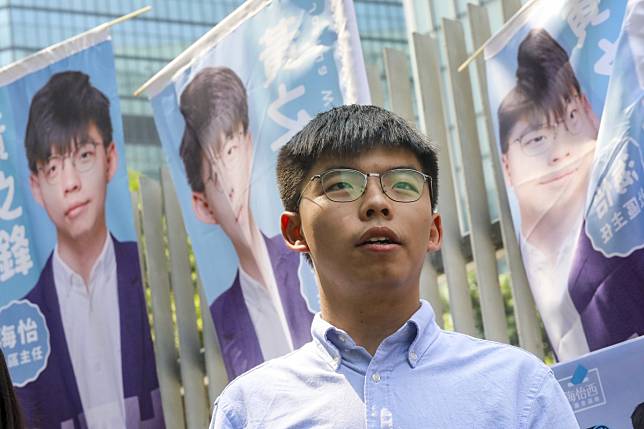 Pro democracy activist and South Horizons Community Organiser Joshua Wong is running for the 2019 District Council elections. Photo: K. Y. Cheng