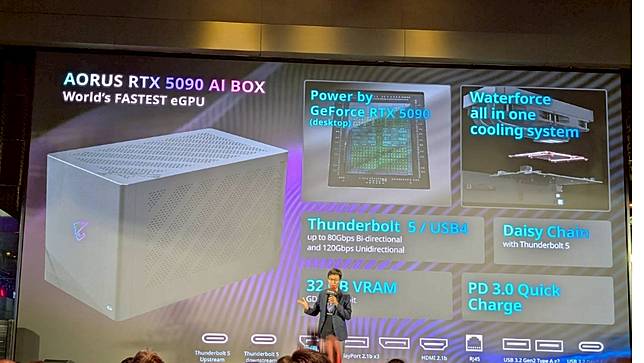 技嘉COMPUTEX AI全產品領域展開。資料照