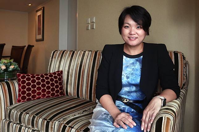 Jessica Tan Sin-yin, co-CEO of Ping An Insurance (Group), says the company is bullish on Hong Kong despite the ongoing protests that have marred the city since early June. Photo: Jonathan Wong