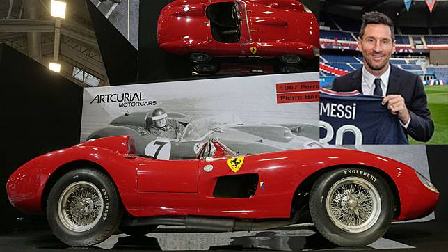 梅西所擁有的Ferrari 335 S Spider Scaglietti曾創下近新台幣12億元的拍賣價格，是歷來全世界足球員所擁有過最貴的車。（圖片來源/ Ferrari）