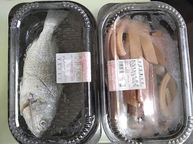 網友將好市多熟食盒拿來分裝魚等食材，當作保鮮盒。（臉書社團「Costco好市多 商品經驗老實說」）