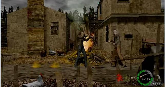 粉絲自製2D橫向卷軸版《惡靈古堡4》，平面里昂在村莊大殺四方