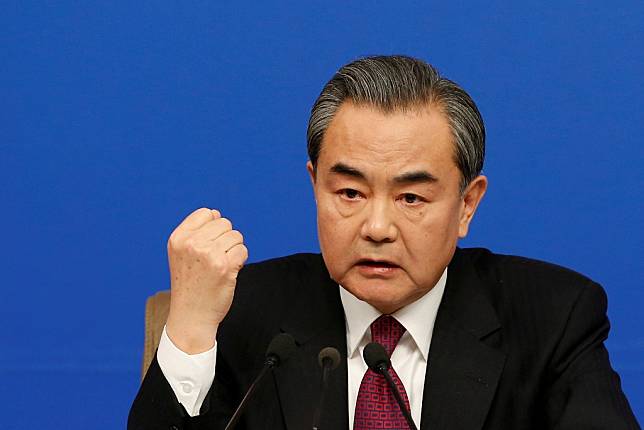 中國外交部長王毅反駁「戰狼外交」的說法。   圖：達志影像/路透社資料照片