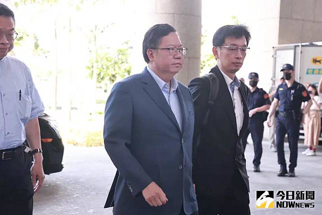 鄭文燦羈押庭。(圖/記者葉政勳攝)
