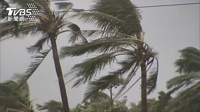 今年第11號颱風「軒嵐諾」襲台。（圖／TVBS）