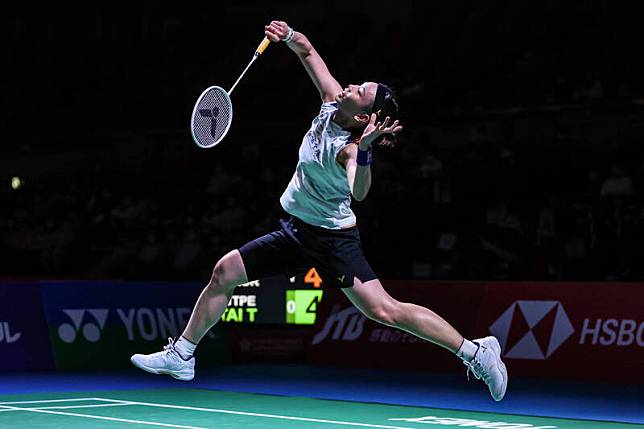 戴資穎今天不敵安洗瑩，無緣晉級日本賽女單決賽。(Badminton Photo 提供)