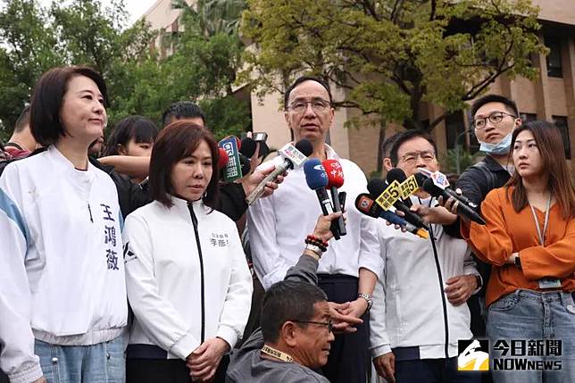 ▲國民黨主席朱立倫。（圖／記者陳明安攝）
