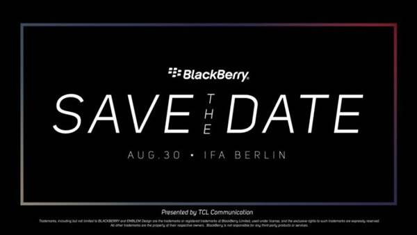 BlackBerry เตรียมจัดแถลงข่าวที่งาน IFA 2018 คาดเปิดตัว BlackBerry Key2 LE