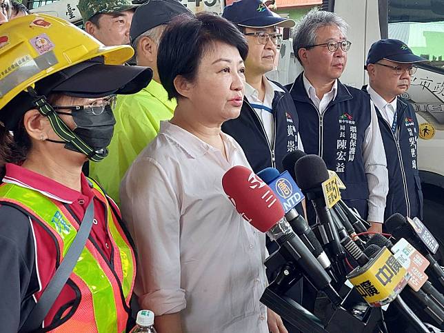 颱風遠颺再度飛美，繼續參訪行程，台中市府表示，市長盧秀燕今晚10點飛美西（圖：寇世菁攝）