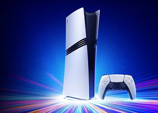 圖為索尼最新遊戲主機PlayStation 5 Pro。（網上圖片）