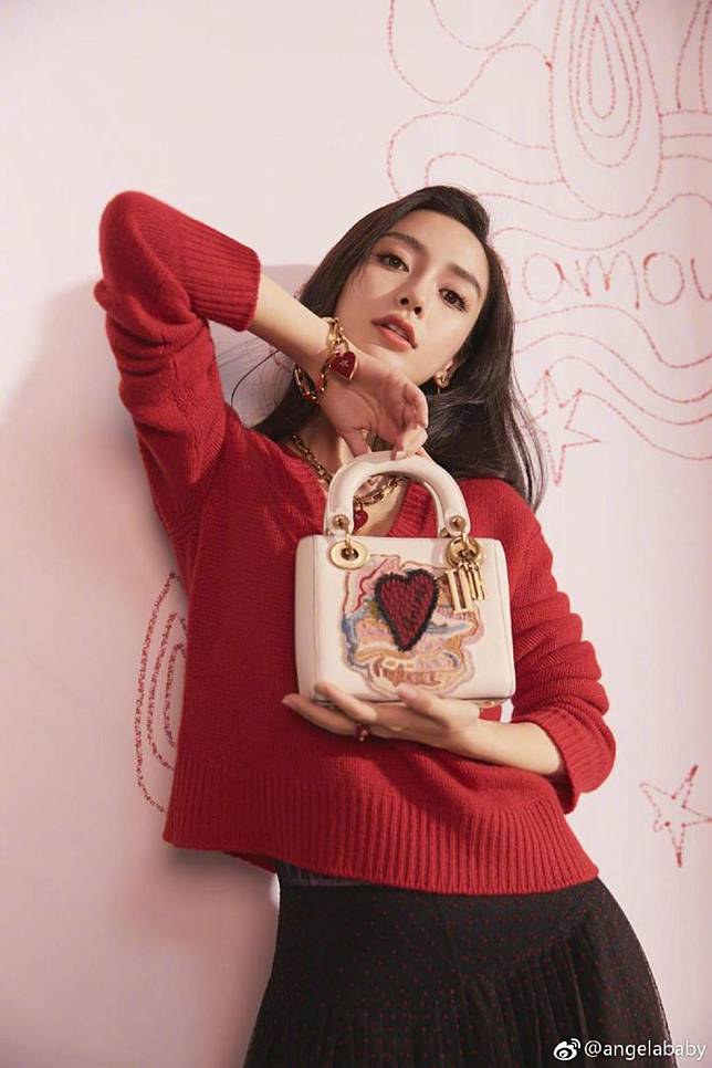 Angelababy dior bag hotsell