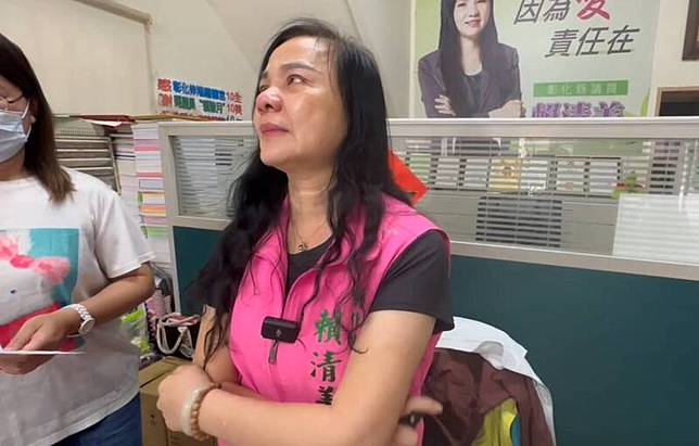 彰化縣議員賴清美持續受到騷擾，除了半夜手機來電，還出現冒名訂單，讓她都哭了。(民眾提供)