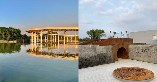 屏東市景點推薦「屏東縣民公園」，探索舊紙漿廠遺跡，秘境花園夜景南台灣No.1！