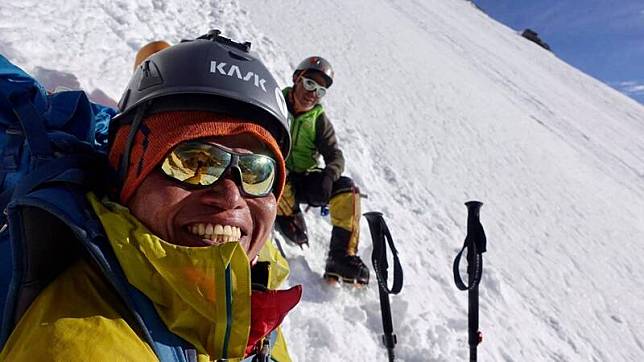 台灣知名極限登山家「阿果」呂忠翰，今成功以無氧方式登上海拔8611公尺世界第二高峰K2。呂忠翰登山圖，非本次攀登。(資料照)