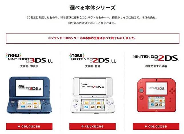 任天堂3DS 全系列停產無意推出後繼機主力發展Switch | Unwire.hk