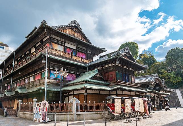 ▲宮崎駿動畫《神隱少女》湯屋原型就在道後溫泉（圖/shutterstock）