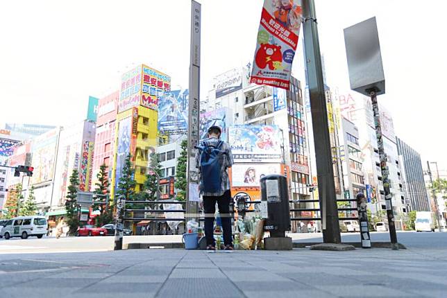 ▲日本東京秋葉原，14年前發生一起街頭隨機殺人事件，當時犯嫌加藤智大（25歲）開車高速衝上人行道，隨後又拿刀砍殺路人，釀成7死10傷慘劇。（圖／美聯社／達志影像）