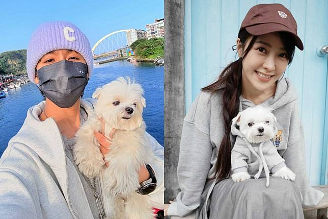 雖然小柱比較黏老婆大元，但鼓鼓不會因此吃醋。（圖／相信音樂提供、翻攝自大元IG）