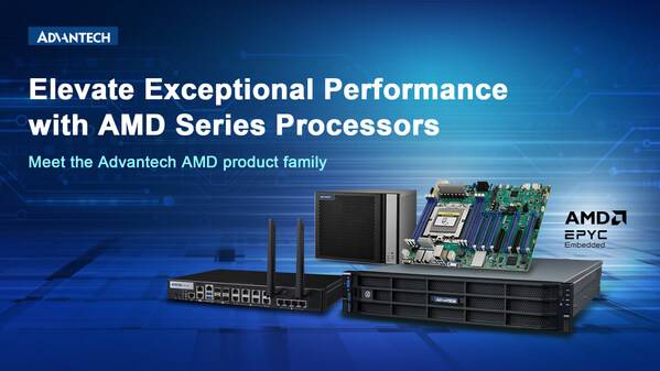 Advantech utilizes AMD EPYC™ and Ryzen™ processors to power its advanced servers, server boards, industrial motherboards, and network appliances, driving innovation in edge cloud computing and network security.