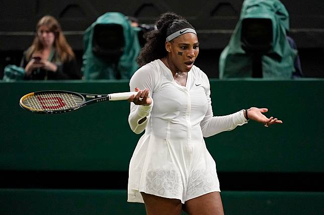 溫網首輪止步的Serena Williams。（達志影像）