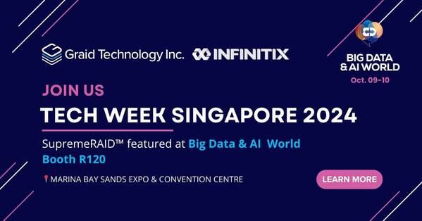 Graid Technology and INFINITIX at Tech Week Singapore