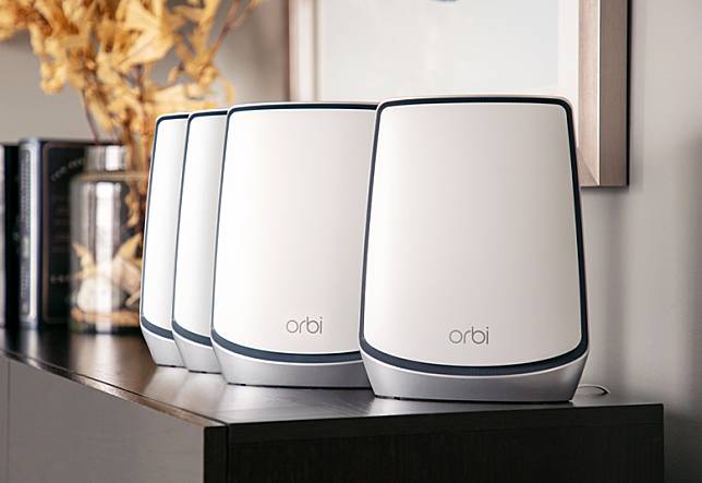 Netgear Orbi Mesh Wi-Fi 6 旗艦級三頻路由器 4 件套裝 RBK854