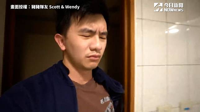 ▲ 身為醫護人員的Scott，拍攝記錄接種AZ疫苗後的48小時：像得重感冒。（圖／豬豬隊友 Scott & Wendy 授權）