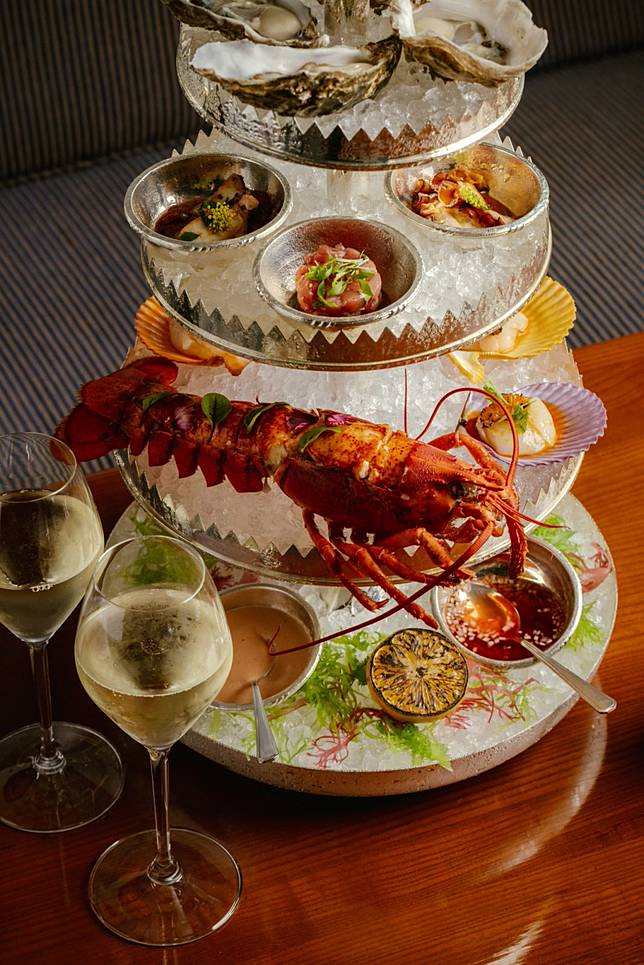 The seafood platter at Lobster Bar and Grill