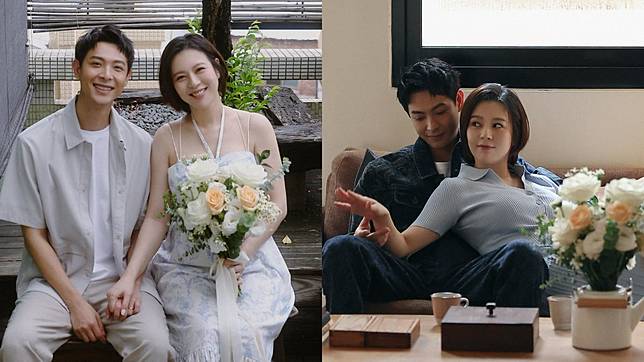 劉品言、連晨翔結婚、升格新手爸媽。（圖／翻攝自劉品言臉書）