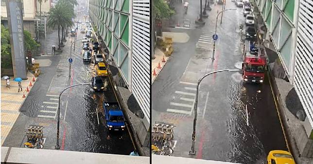 雙北雨彈狂炸！「中和大淹水」捷運站驚傳無法通行　這5區發淹水警戒