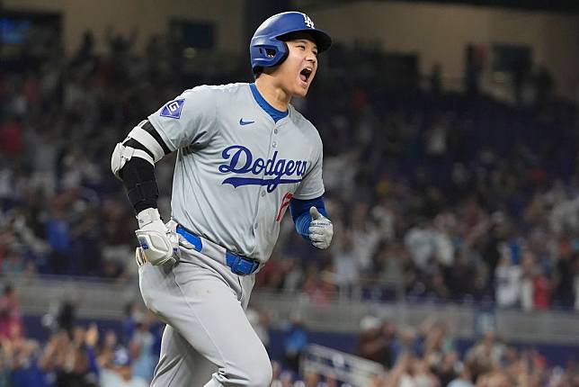 大谷翔平3度獲得MVP。（AP）