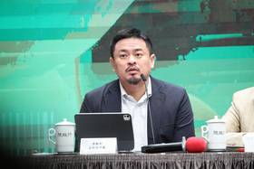 政院今拍板通過《勞工保險條例》修正草案。圖為勞動部長洪申翰。（陳愷巨攝）