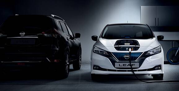 Nissan宣佈將在2028年量產固態電池電動車，將會大幅降低電動車生產成本，並提升電池續航力。(圖為Nissan入門電動車Leaf)   圖：取自Nissan台灣官網