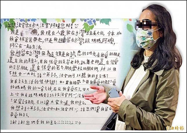 台籍空姐與義大利富商爭奪8歲女兒的監護權，女童曾寫信給總統表達想留在台灣。(資料照)