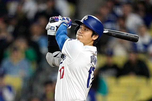 大谷翔平今4打數沒有敲安，吞下1次三振。（圖／達志影像資料照）