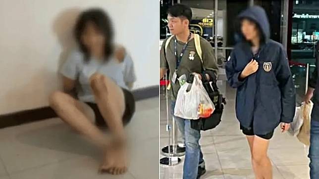 香港一名女學生被騙徒操控演出被綁架情況，騙徒再藉此向其家長勒贖。翻攝自《Khaosod》