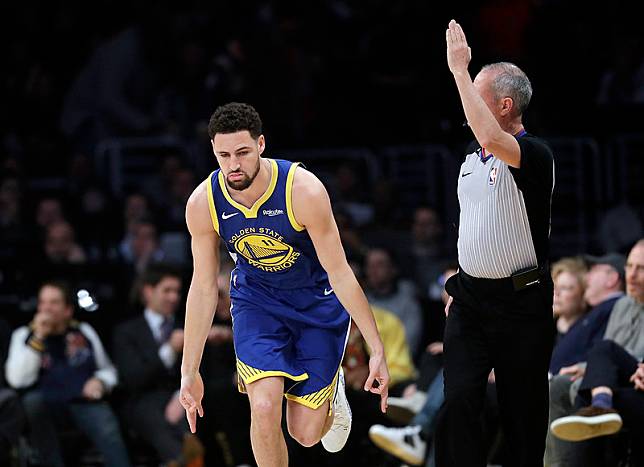 Klay Thompson是勇士戰力的重要拼圖之一。（達志影像資料照）