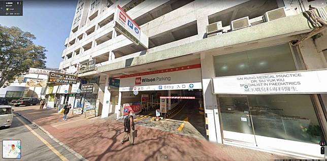 事發的「西貢親民街Wilson Parking」（圖片來源：Google Map）