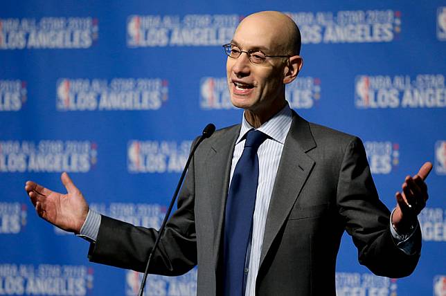 Adam Silver。（達志影像資料照）