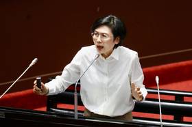 林岱樺涉詐領助理費的官司還在審理中，檢方又查出她的妹妹林岱縝也涉嫌擔任人頭助理。（資料照片／王侑聖攝）