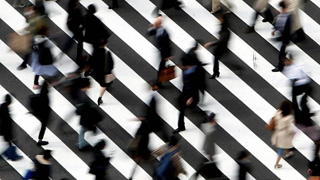 東京街頭。路透社