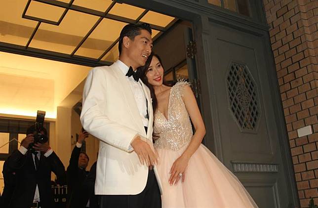 林志玲去年在台南舉行盛大婚禮。(本報系資料照)