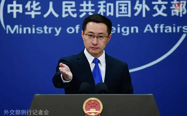 ▲美國對中關稅升高到245%，中國外交部發言人林劍表示，希望日方同中方相向而行。（圖／翻攝自中國外交部官網）