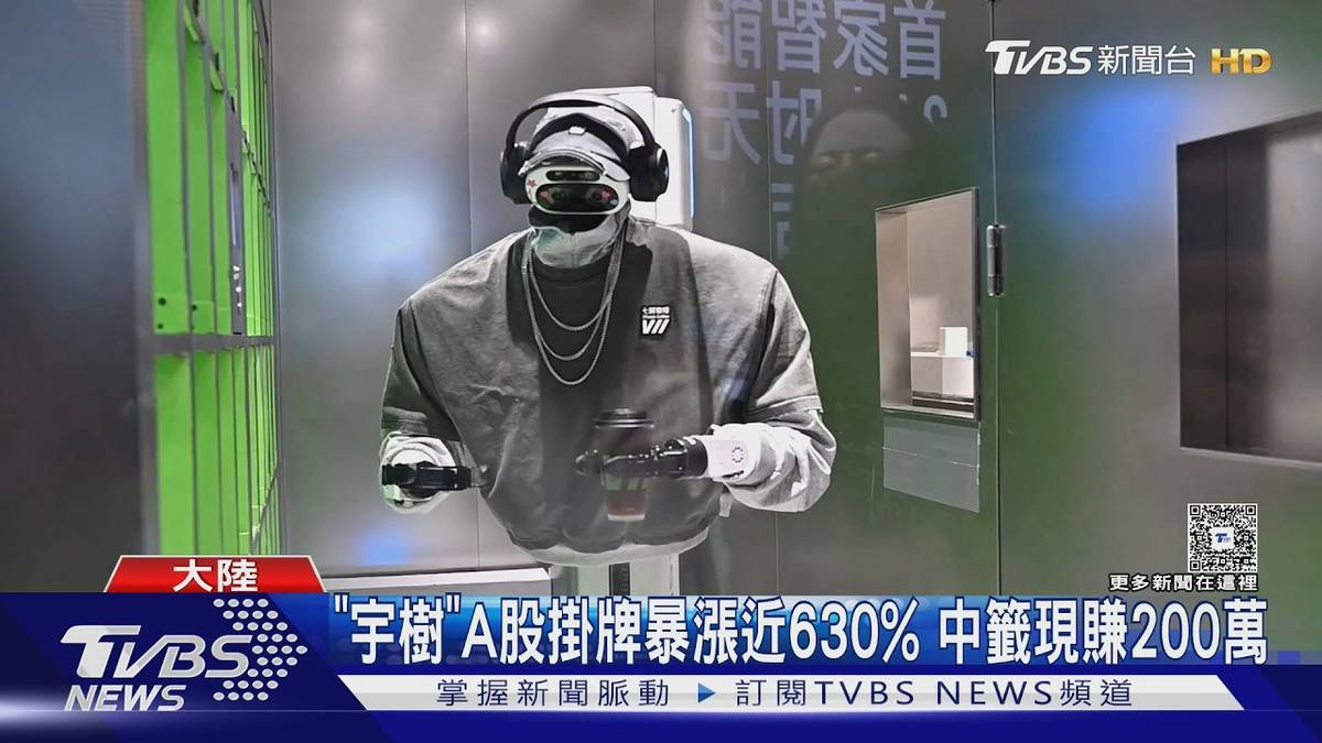 宇樹科技登陸A股首日暴漲629% 中籤者爽賺逾200萬 | TVBS | LINE TODAY
