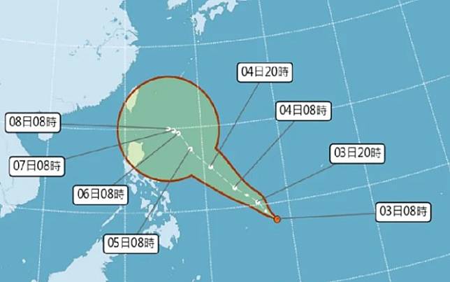 最新颱風「銀杏」今晚生成！最影響台灣時間，周三是關鍵