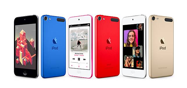 iOS最便宜裝置第7代iPod touch今開賣。   圖：翻攝自蘋果官網