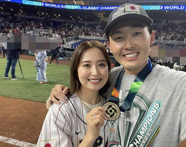 衛藤美彩和源田壯亮。(翻攝自衛藤美彩的IG)