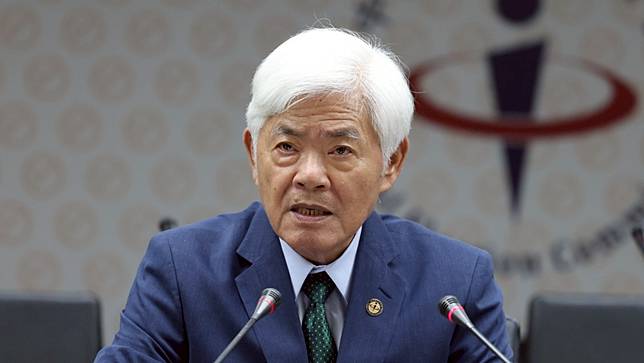 中選會主委李進。李政龍攝